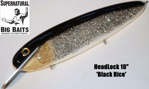 Headlock 10" Standard Black Rice