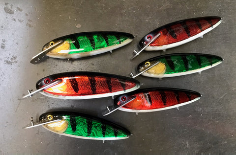 MattLock 8five Green and Red perch